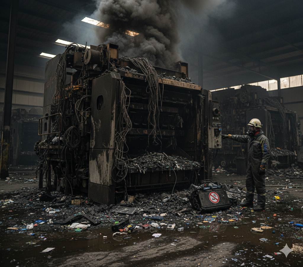 * Conséquences des incendies liés aux batteries lithium